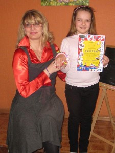 Настя, 11 лет, с Еленой Калачиковой